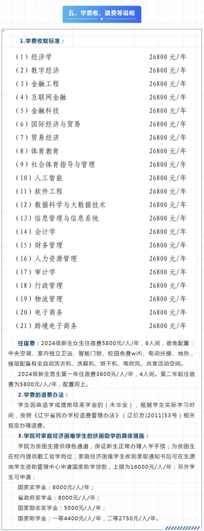 遼寧財貿(mào)學(xué)院－2023年招生章程